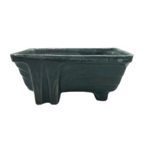 Vintage Cookson Green Dip Art Deco Planter CP-1268 USA